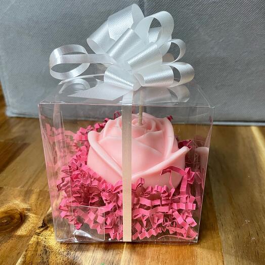 Relaxcation Rose Candle in Gift Box – Soy Wax with Luxurious Rose Aroma