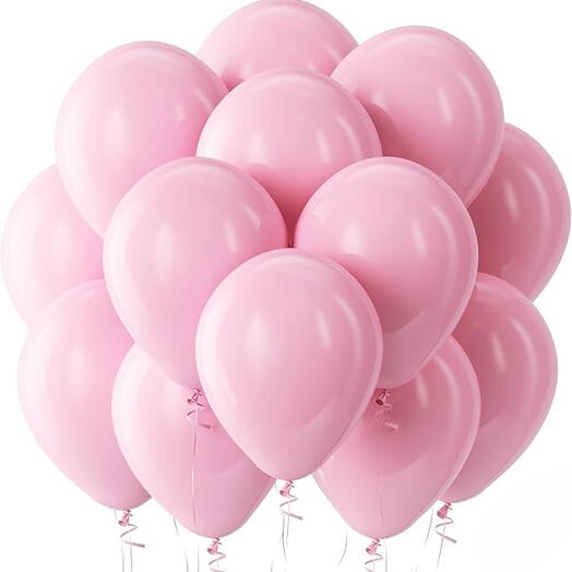 15 Pink Helium Balloons Set