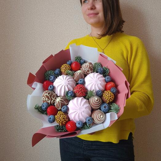 Клубника в шоколаде и зефир