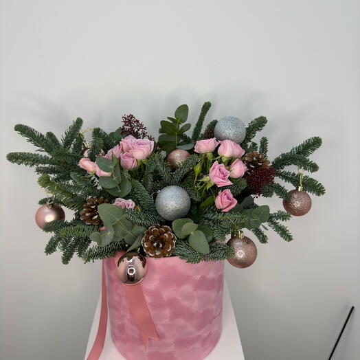 Christmas Beauty in pink Box