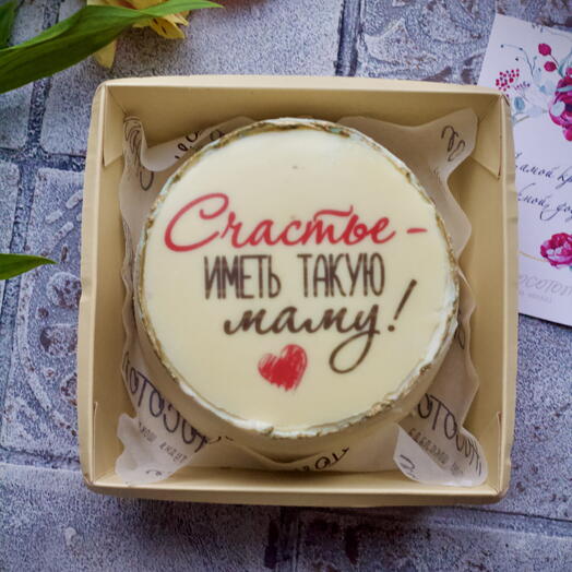 Бенто торт (vegan) Сникерс» для мамы
