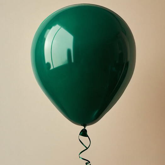 Латекс шар гелий 30см, темно зеленый. Latex helium ballon, 30 sm dark green