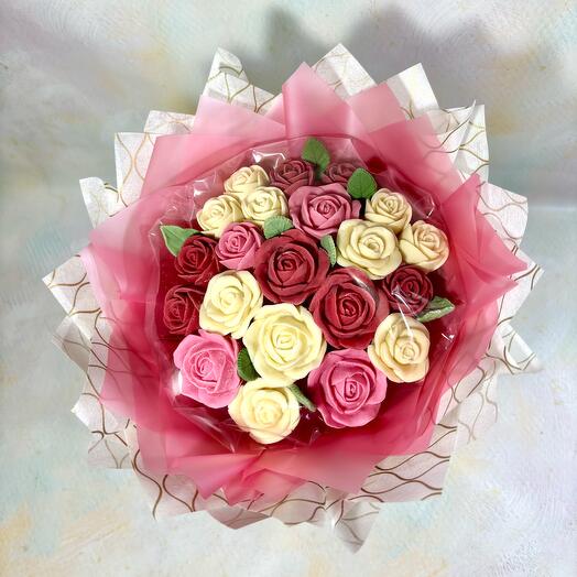 Букет роз из бельгийского шоколада