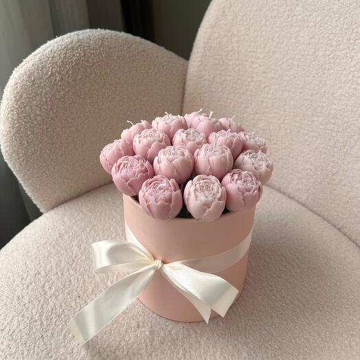 Ramo de velas aromáticas-peonías m-Deluxe