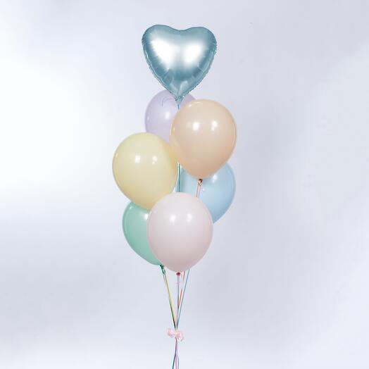 Воздушные шары с гелием сет 7
