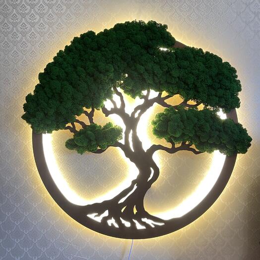 Дерево жизни 80 см панно с подсветкой
