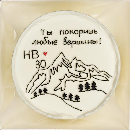 Бенто торт Ты покоришь любые вершины