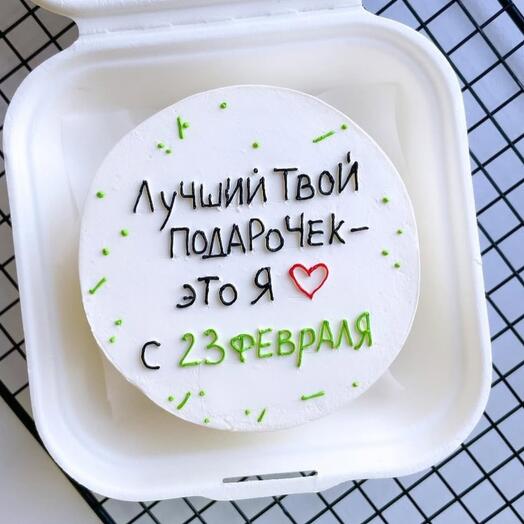 Бенто торт с  23 Февраля