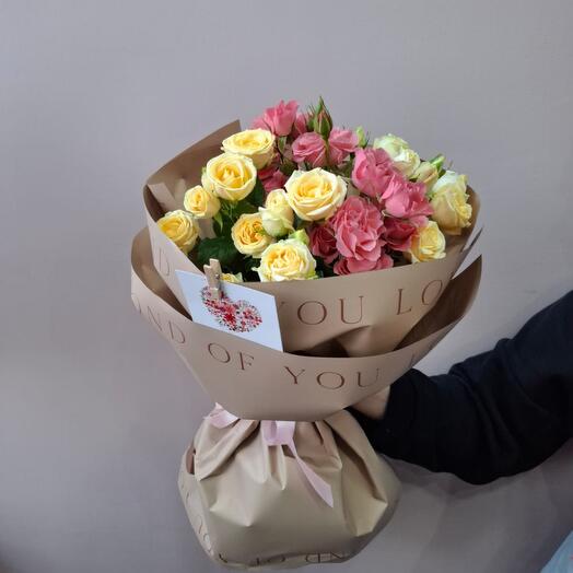 Спрей-розочки 5 веток