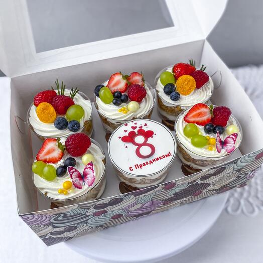 Трайфлы на 8 марта или 14 февраля любимой девушке