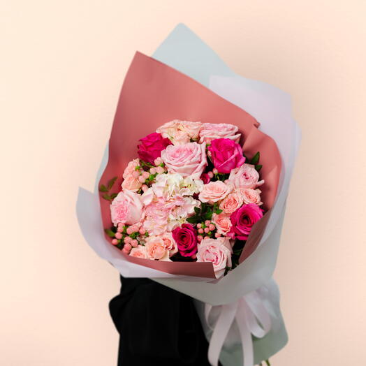 Blushing Beauty Flower Bouquet