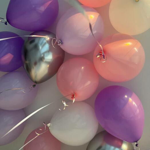Шары под потолок для девушки, жены, для девочки на день рождения, юбилей
