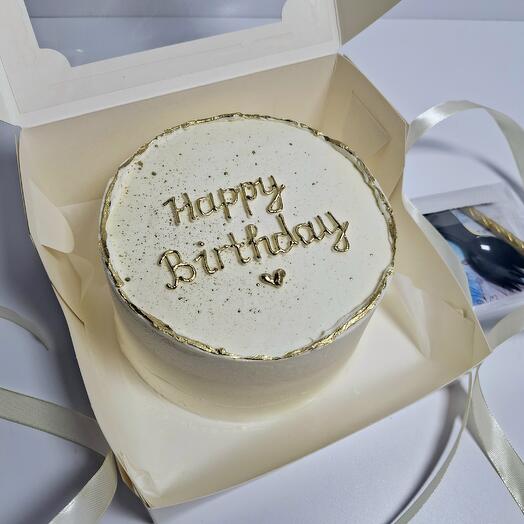 Бенто торт "happy birthday " женщине, мужчине. 630г