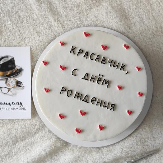 Бенто торт Красавчик