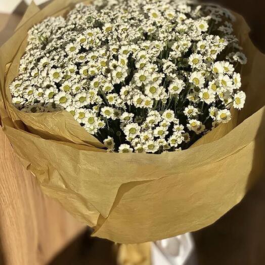 Букет радости из кустовых ромашек