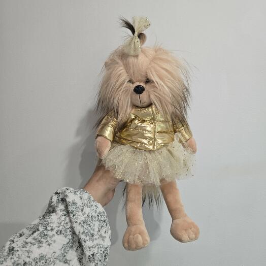 Игрушка милая собачка модница