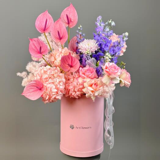 Цветы Букет Art Flowers Карамельный Сон