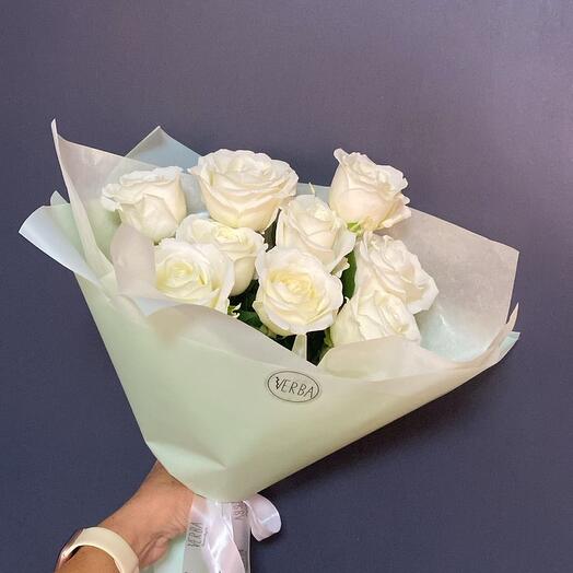 Букет из белых роз