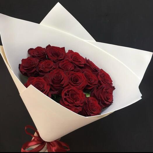 Букет из красных роз🌹