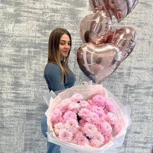 Сет букет+шары