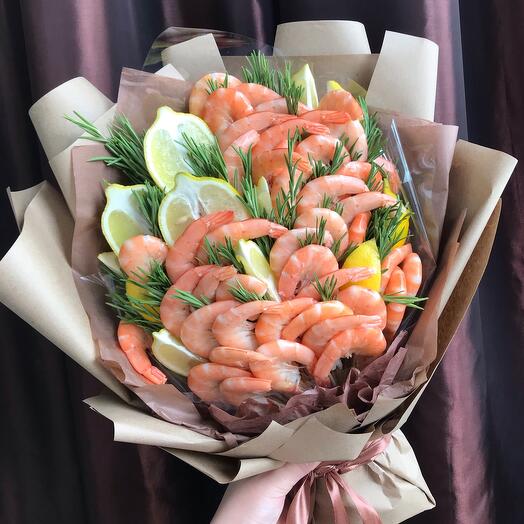 Букет из креветок