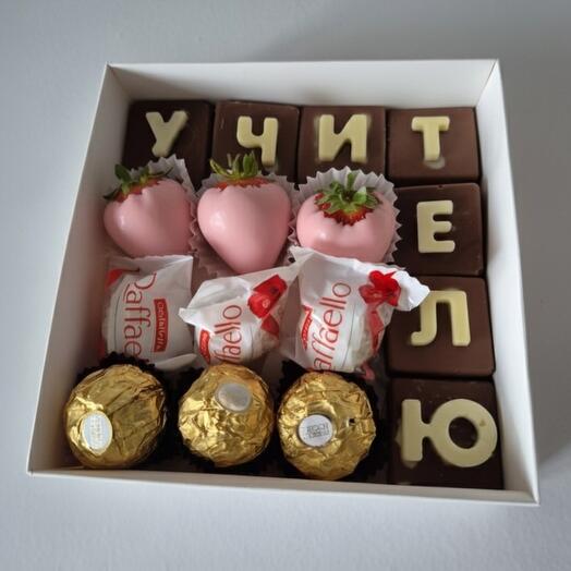 Клубника в шоколаде Набор 2 "Учителю"