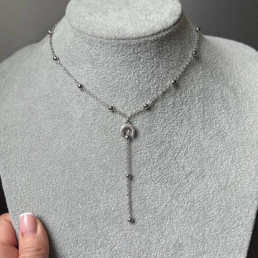 Колье (Чокер) с лунницей