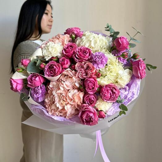 Букет "Пышный евро"