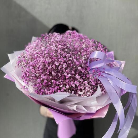 Букет с нежной гипсофилой🌸