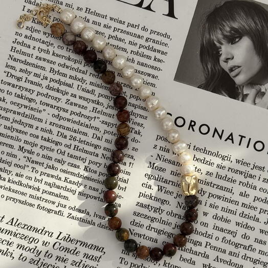 Чокер с жемчугом