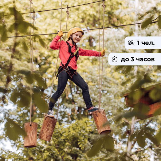 Зарядись адреналином!  Посещение веревочного парка