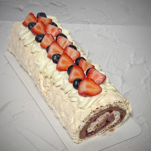 Меренговый рулет