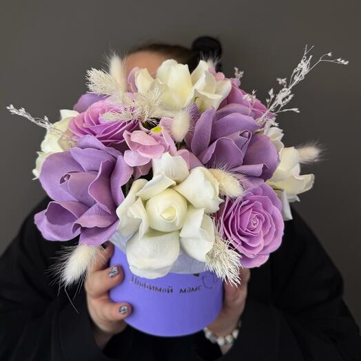 Композиция из мыла «Любимой маме»