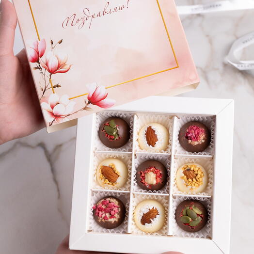 Набор конфет ручной работы, Поздравляю