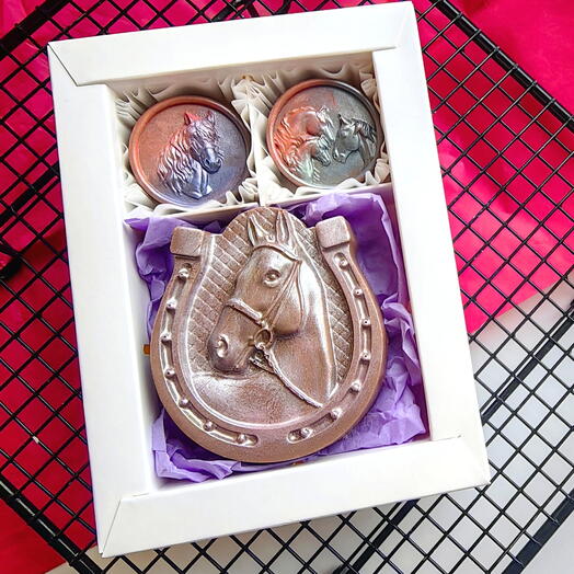 Шоколадный набор с лошадьми 🐎