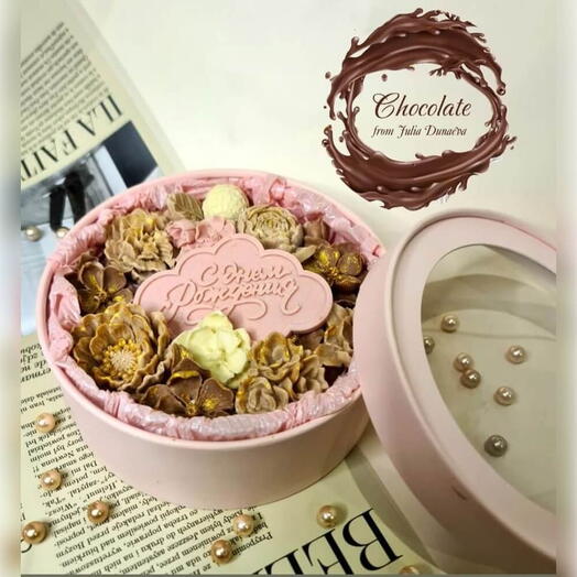 🎀Онлайн курс по изготовлению шоколада "Корейские цветы" 1 участник 1 курс 💝