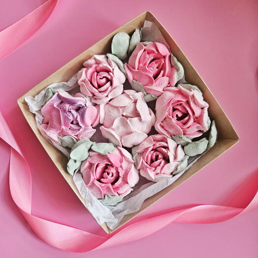 Зефирные пионы в подарок