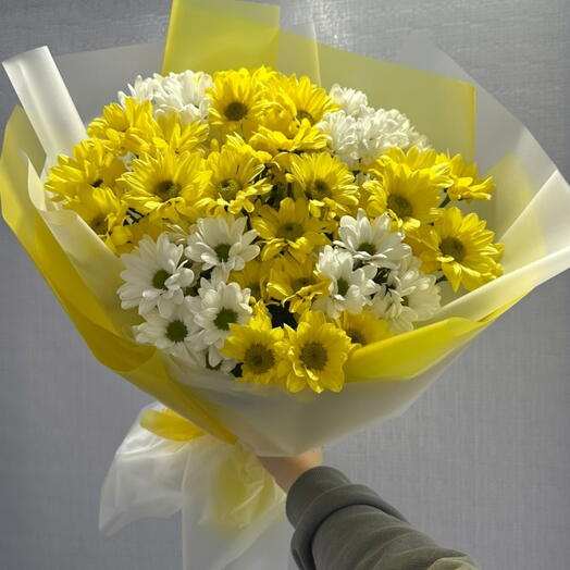 Букет из хризантем 💛