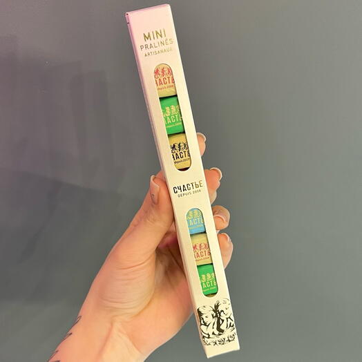 Маленький набор мини-пралине в молочном шоколаде