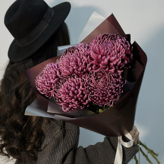 Букет хризантема Бигуди🔥 |осенний букет хит , хризантема одноголовая сорта бигуди, день мамы , любимой маме