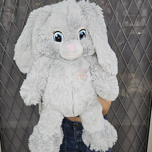 Зайка 🐇 плюшевый Серенький