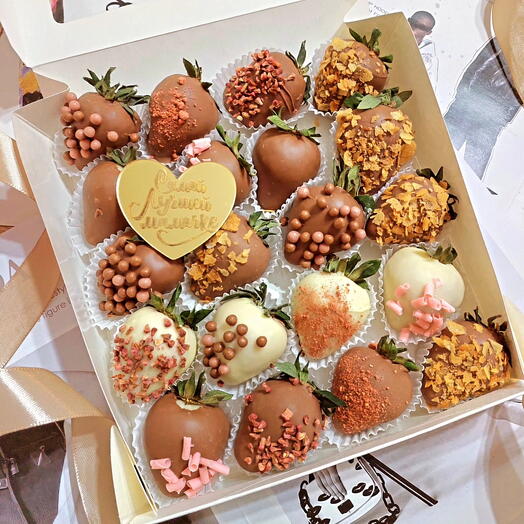 Клубника в бельгийском шоколаде в подарок для САМОЙ ЛУЧШЕЙ МАМОЧКИ ️♥️