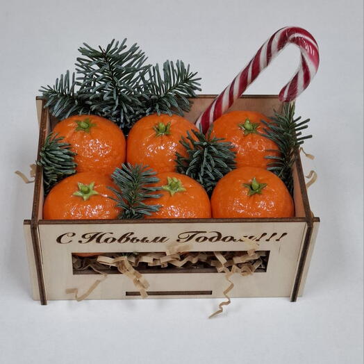 Новогодние сладкие мандарины