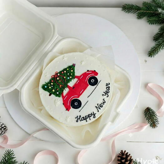 Бенто торт новогодний, на новый год подарок🎄