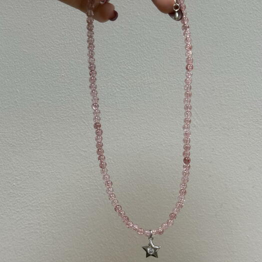 Колье candy pink