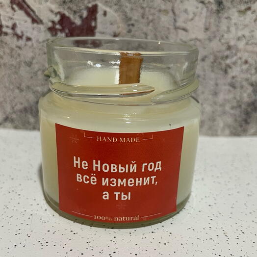 Свеча Новый год