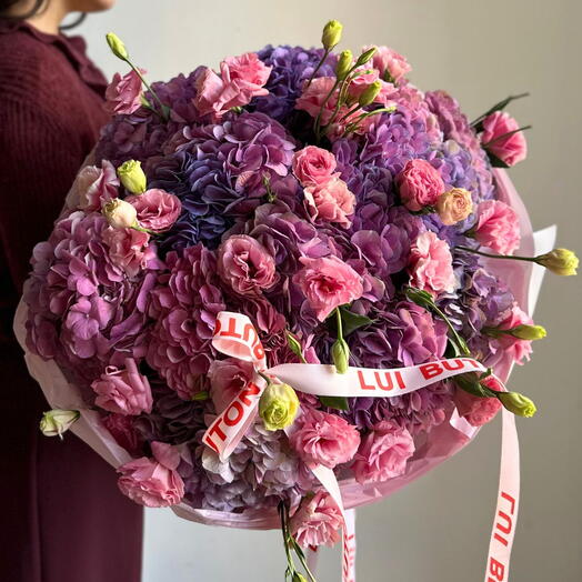 Букет "Перламутровый", размер XXL