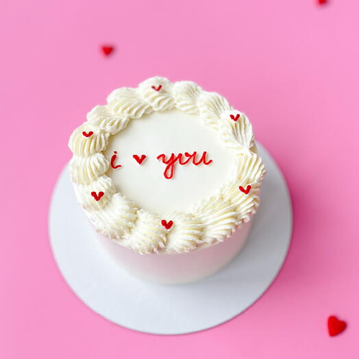 Бенто торт «I love you»