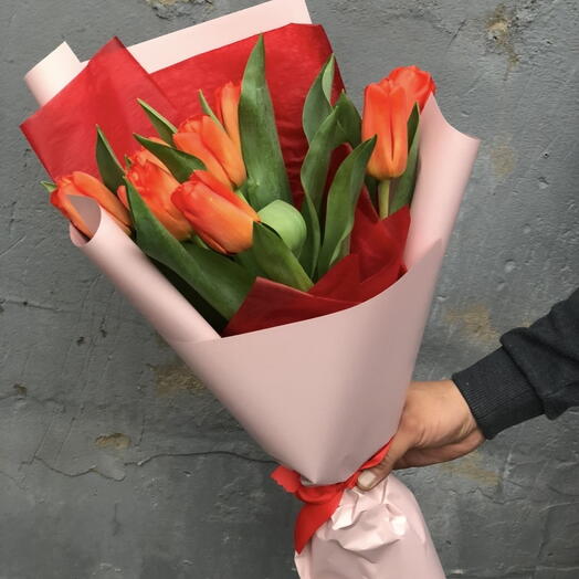 Тюльпаны 9шт
