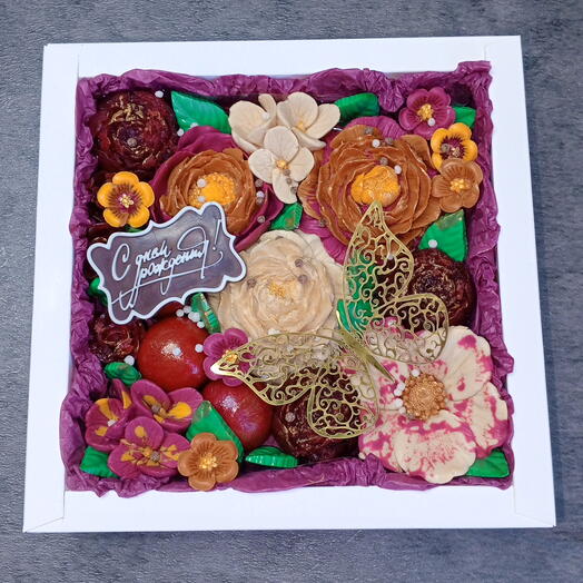 Набор мармеладных цветов Сиреневый